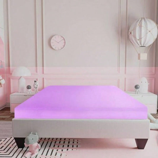 6 in. Firm Gel Foam Mattress Full Size Bed in a Box with Breathable Pink Aloe Vera Cover