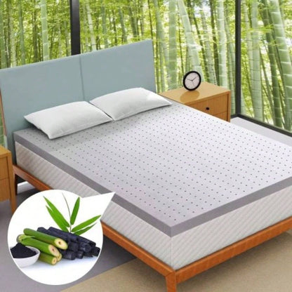 3 Inch Mattress Topper King, Gel Foam Mattress Topper Double Bed Topper Soft Cooling Sleep, Pressure Relieve, CertiPUR - US Certified