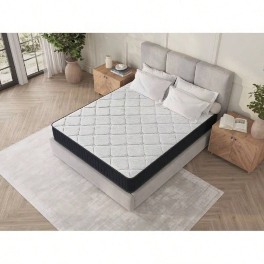 Assembled in USA - 10 King Nest Basic Innerspring Hybrid Mattress, Pressure Relief, and Motion, CertiPUR - US and Oeko TEX Certified