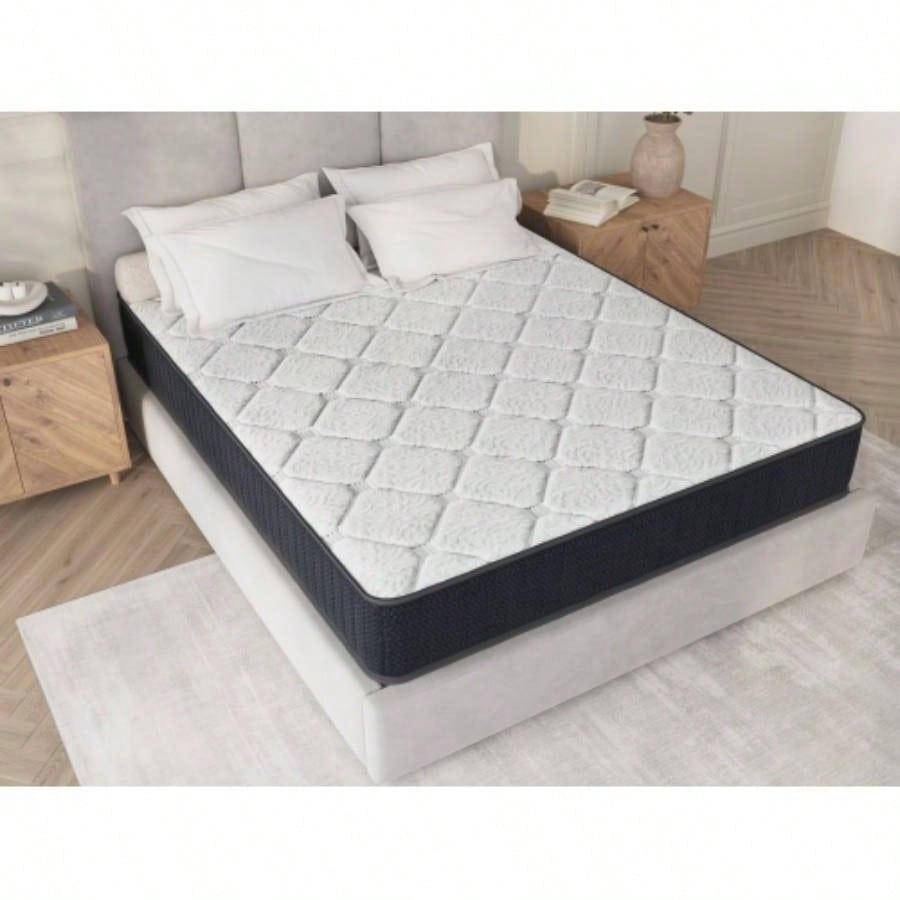 Assembled in USA - 10 Full Nest Basic Innerspring Hybrid Mattress, Pressure Relief, and Motion, CertiPUR - US and Oeko TEX Certified