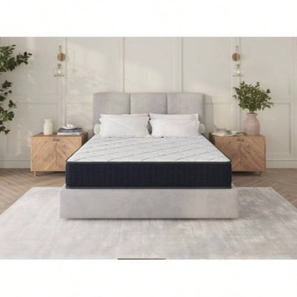 Assembled in USA - 10 Nest Basic Innerspring Hybrid Mattress, Pressure Relief, and Motion, CertiPUR - US and Oeko TEX Certified