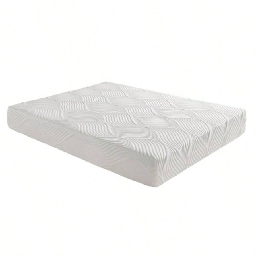 6 - inch Twin Size Bed Mattress Gel - Infused Foam Mattress, Firm, White, Mattress in a Box