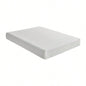 6 - inch Twin Size Bed Mattress Gel - Infused Foam Mattress, Firm, White, Mattress in a Box