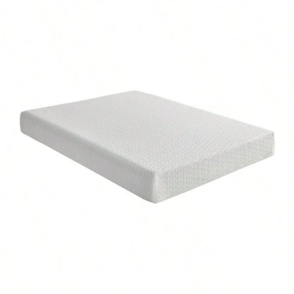 6 - inch Twin Size Bed Mattress Gel - Infused Foam Mattress, Firm, White, Mattress in a Box