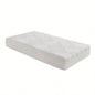 6 - inch Twin Size Bed Mattress Gel - Infused Foam Mattress, Firm, White, Mattress in a Box