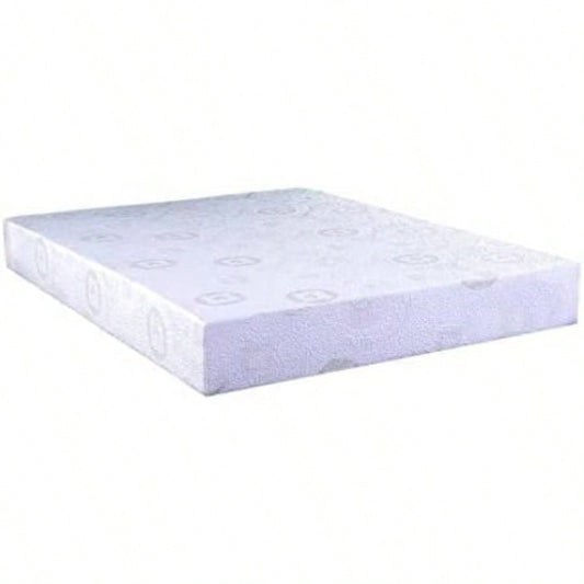 Herbal, Green Tea - infused Polyester Foam Mattress, Size, White.