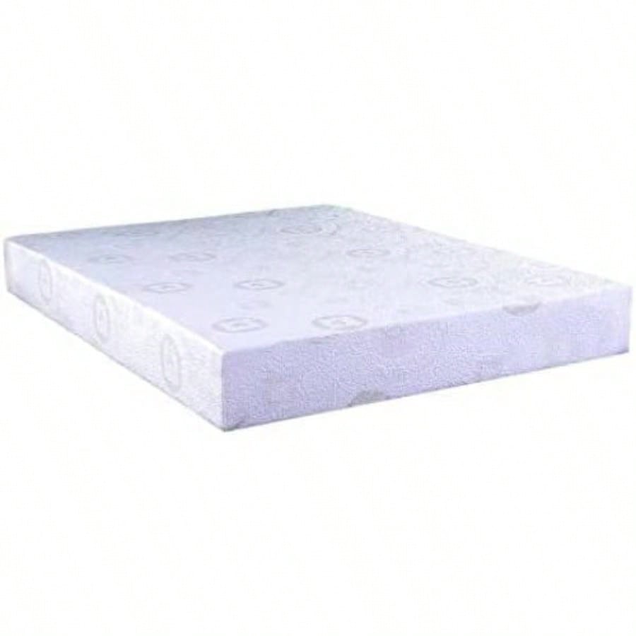 Herbal, Green Tea - infused Polyester Foam Mattress, Size, White.