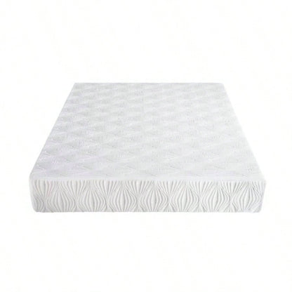 Visco Gel Infused Foam Mattress in a Box, Cool Relaxed Sleep, High - Density Foam, Firm Support, White