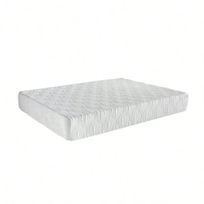 Visco Gel Infused Foam Mattress in a Box, Cool Relaxed Sleep, High - Density Foam, Firm Support, White