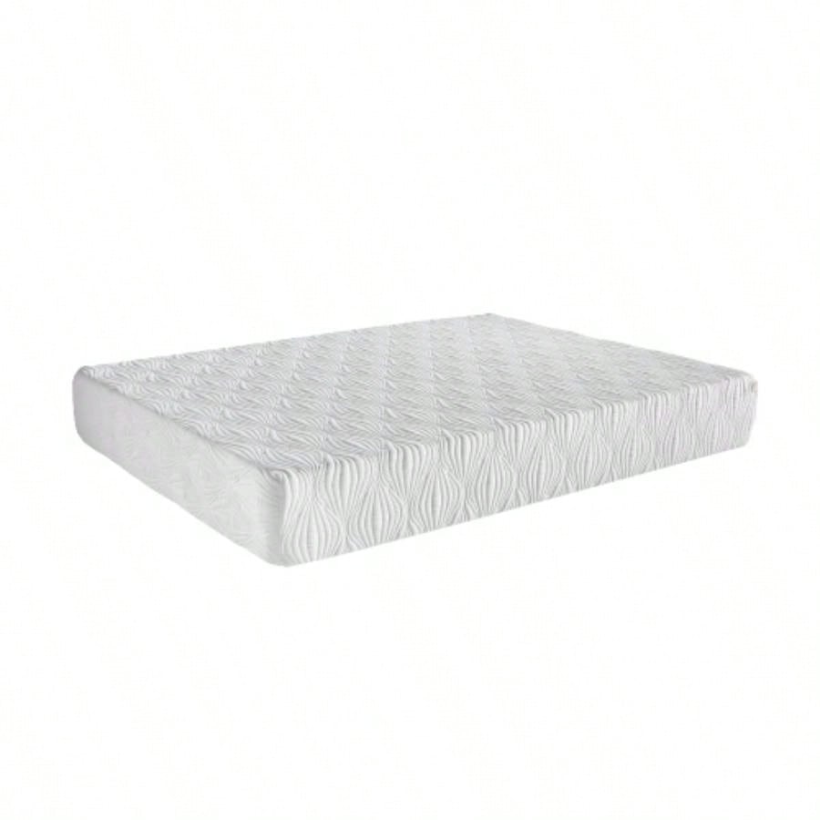 Visco Gel Infused Foam Mattress in a Box, Cool Relaxed Sleep, High - Density Foam, Firm Support, White