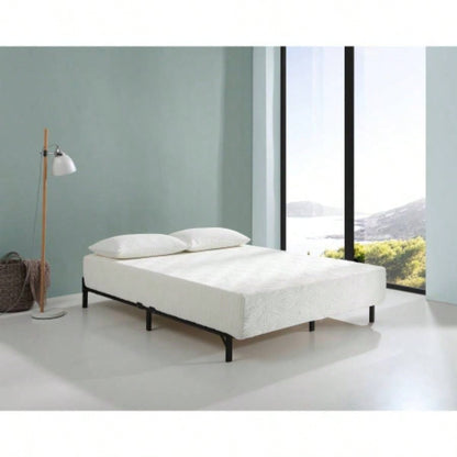 Visco Gel Infused Foam Mattress in a Box, Cool Relaxed Sleep, High - Density Foam, Firm Support, White
