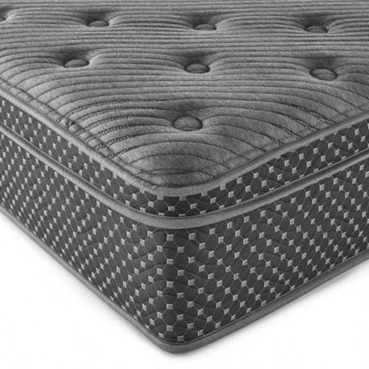 13 Quilted Eurotop Hybrid Twin Mattress, Plush
