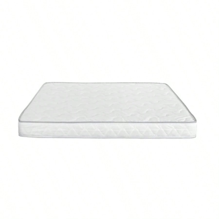 6 in. Reversible Full Size Foam Mattress in a Box, High - density Foam Double Sided Quilted Mattress, White