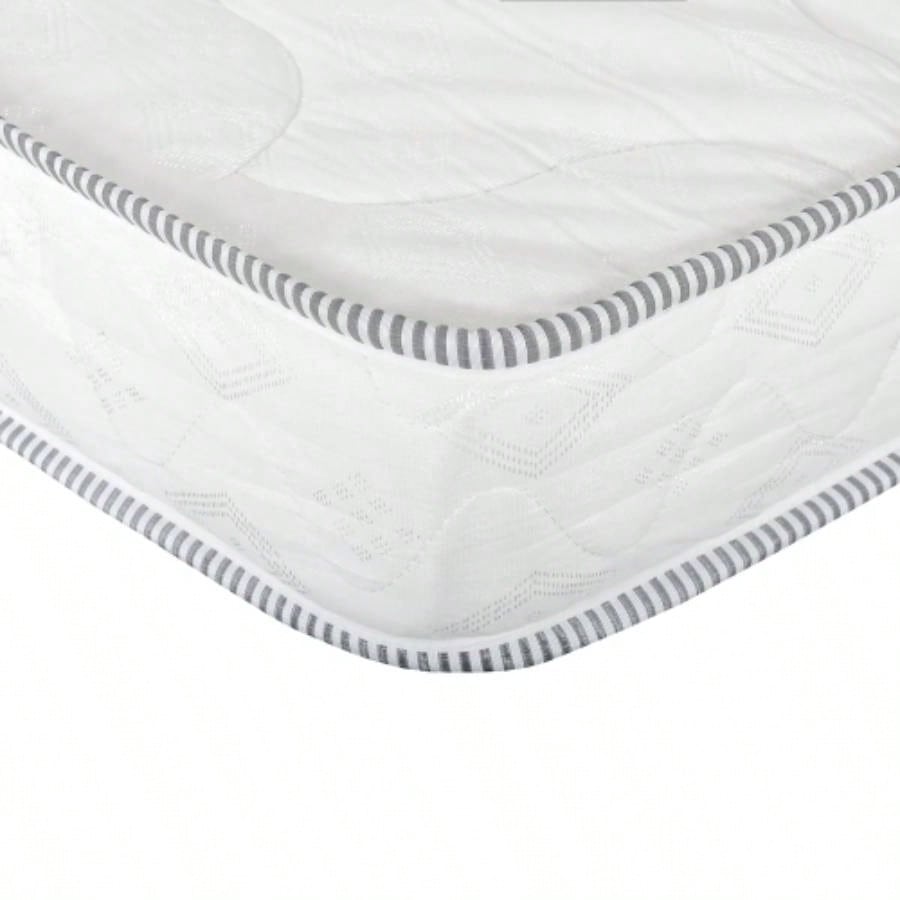 6 in. Reversible Full Size Foam Mattress in a Box, High - density Foam Double Sided Quilted Mattress, White