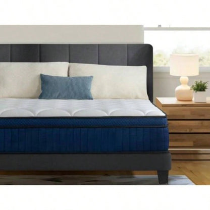 10 Inch King Size Breathable Cool Cover Foam Individual Pocket Spring Hybrid Mattress