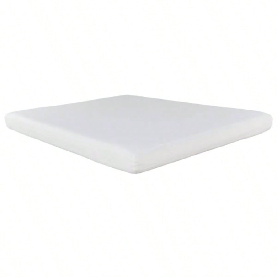 6 in. Firm Gel Foam Mattress Full Size Bed, White