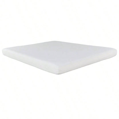 6 in. Firm Gel Foam Mattress Full Size Bed, White