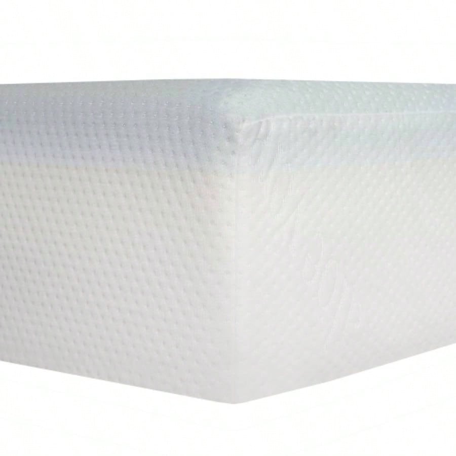 6 in. Firm Gel Foam Mattress Full Size Bed, White