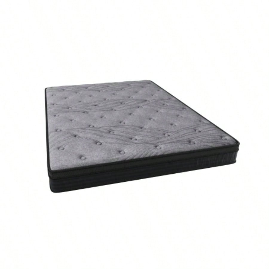 12 Inch Soft - Medium Firm Mattress with Pocket Coils, 560 Individually Wrapped Coils Targeted Body Support, Minimized Motion Transfer, Mattress in a Box