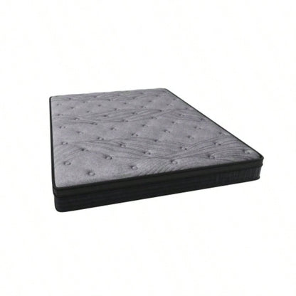12 Inch Soft - Medium Firm Mattress with Pocket Coils, 560 Individually Wrapped Coils Targeted Body Support, Minimized Motion Transfer, Mattress in a Box