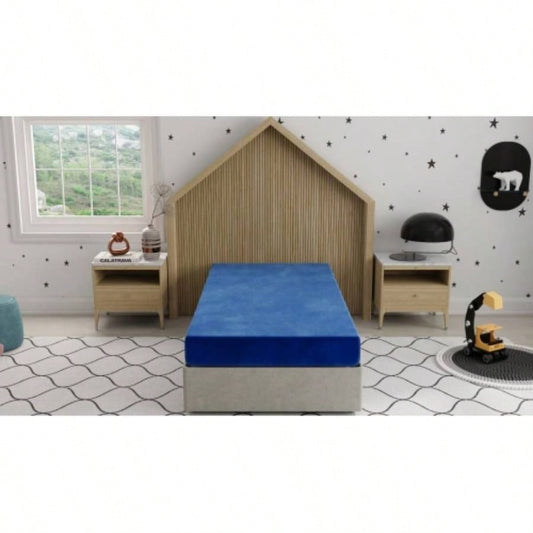 Kids Pedic Waterproof Blue Twin Mattress