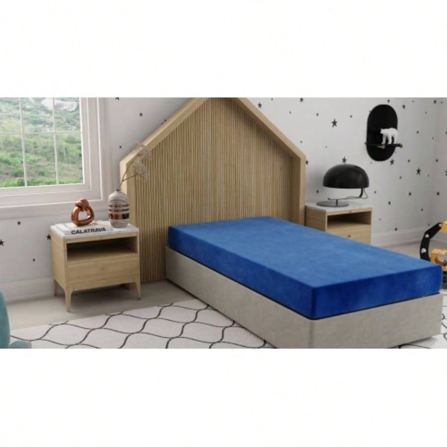 Kids Pedic Waterproof Blue Twin Mattress