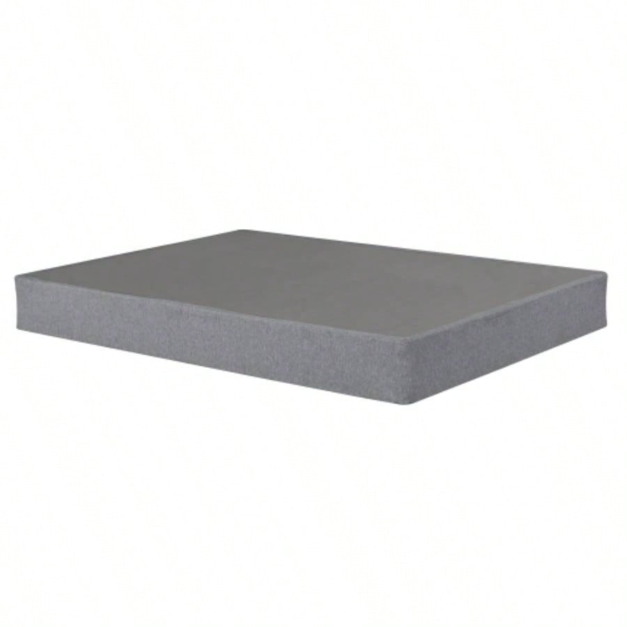 Foldable 9 in. Metal Mattress Bed Base, Twin - Size Box Spring Foundation Bed,