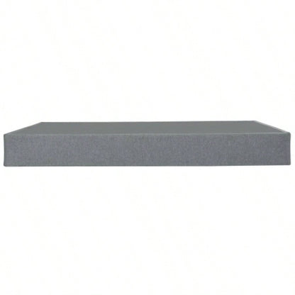 Foldable 9 in. Metal Mattress Bed Base, Twin - Size Box Spring Foundation Bed,