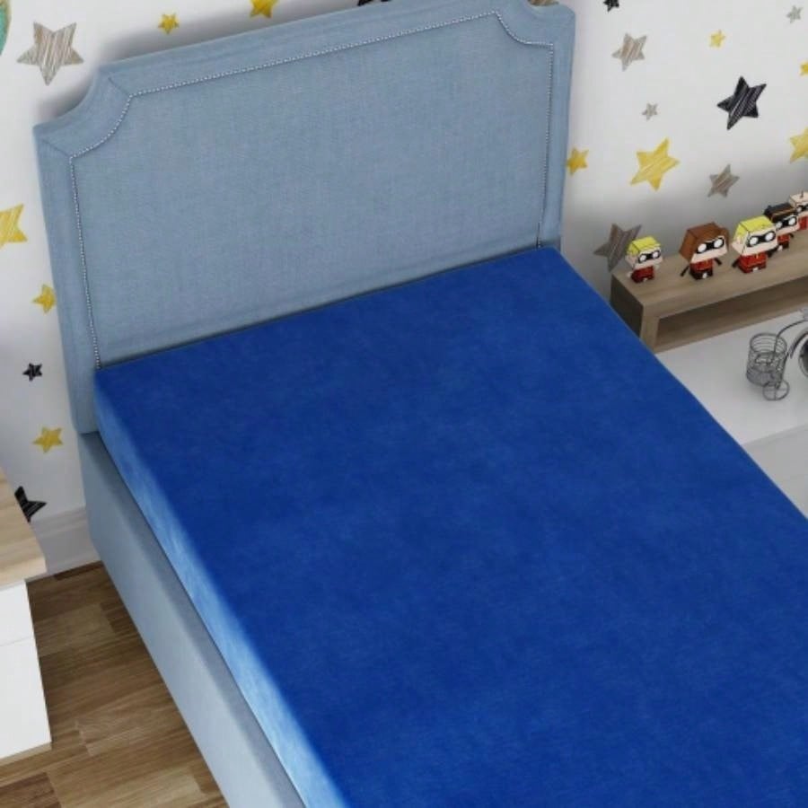Kids Blue Twin Mattress with Resistant Cover