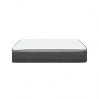 8 in. Twin - Size Hybrid Mattress in a Box, Pocket Spring and Gel - Infused Foam Mattress, Pressure Relief, Cooling Technology
