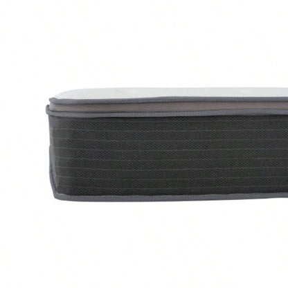 8 in. Twin - Size Hybrid Mattress in a Box, Pocket Spring and Gel - Infused Foam Mattress, Pressure Relief, Cooling Technology