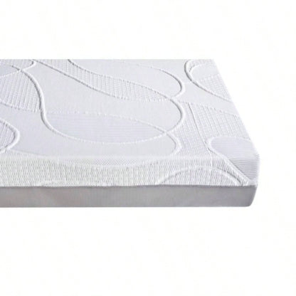 12 Inch Medium Firm Foam Mattress, Green Tea Charcoal Infused Freshness - Boosting Technology, Body - Conforming Comfort, High - Density Support, White