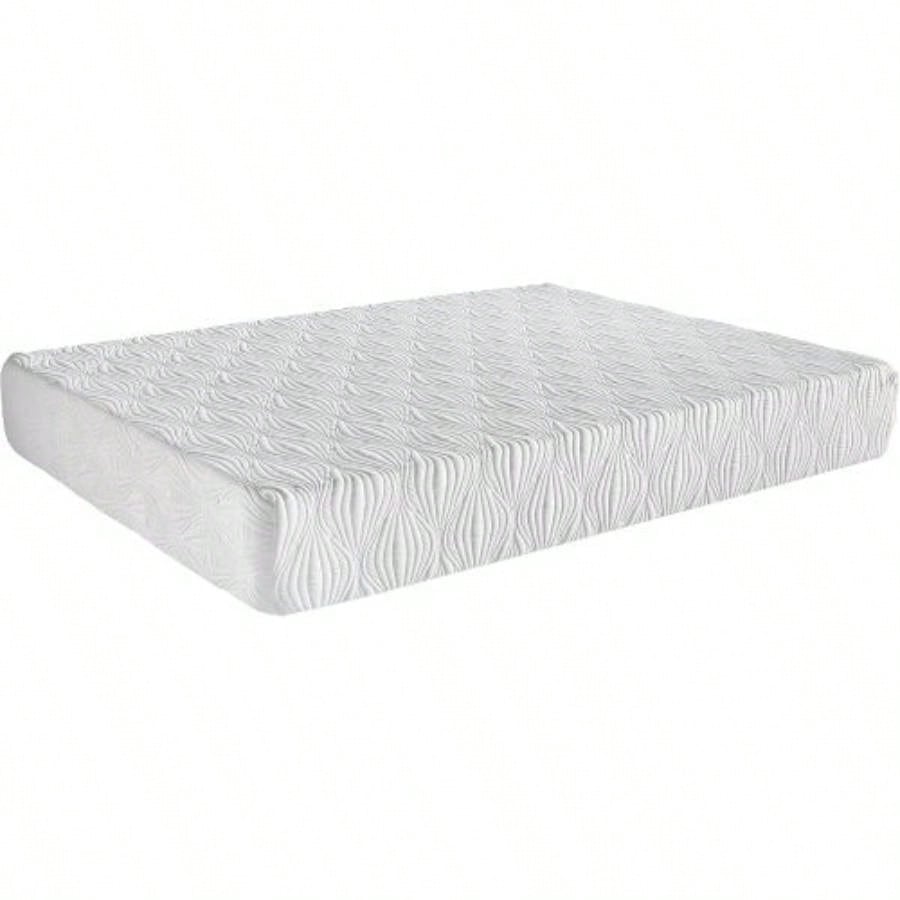Gel - Infused Foam Mattress! Cool gel, polyester blend, firm support. Roll - compressed, easy setup. Transform your sleep! let your sleep quality further getting better