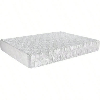 Gel - Infused Foam Mattress! Cool gel, polyester blend, firm support. Roll - compressed, easy setup. Transform your sleep! let your sleep quality further getting better