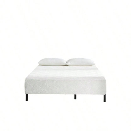 Gel - Infused Foam Mattress! Cool gel, polyester blend, firm support. Roll - compressed, easy setup. Transform your sleep! let your sleep quality further getting better