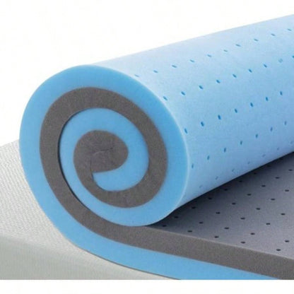 Mattress Topper King, 3 Inch High - Density Gel Foam Mattress Topper Foam Bed Topper Pressure Relief Surmatelas Simple CertiPUR - US Certified