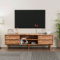 2 Set Nightstands Features Vintage - style and Bevel Design, Made of MDF, Mid Modern Nightstand, Night Stand Bedroom