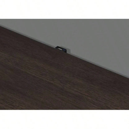 Carena White Walnut Night Stand/USB