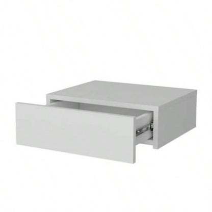 White Wall - Mounted Floating Nightstand