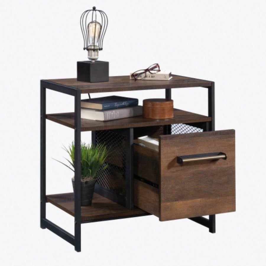 Side Table/Night Stand, Brown