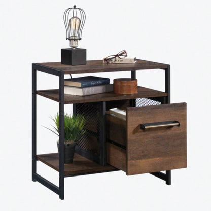 Side Table/Night Stand, Brown