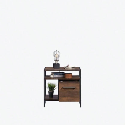 Side Table/Night Stand, Brown