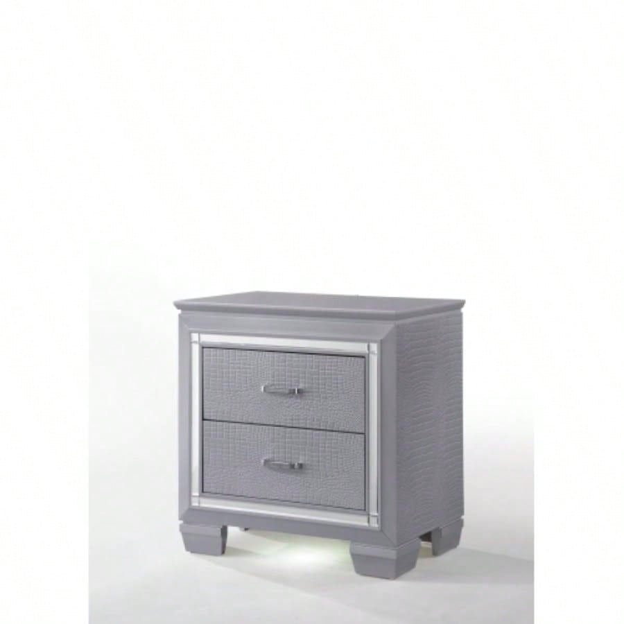 Lillian - Nightstand - Gray