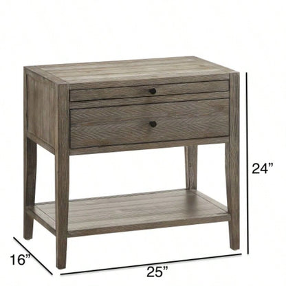 Sunveil 1 - drawer Nightstand - Weathered Gray