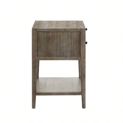 Sunveil 1 - drawer Nightstand - Weathered Gray