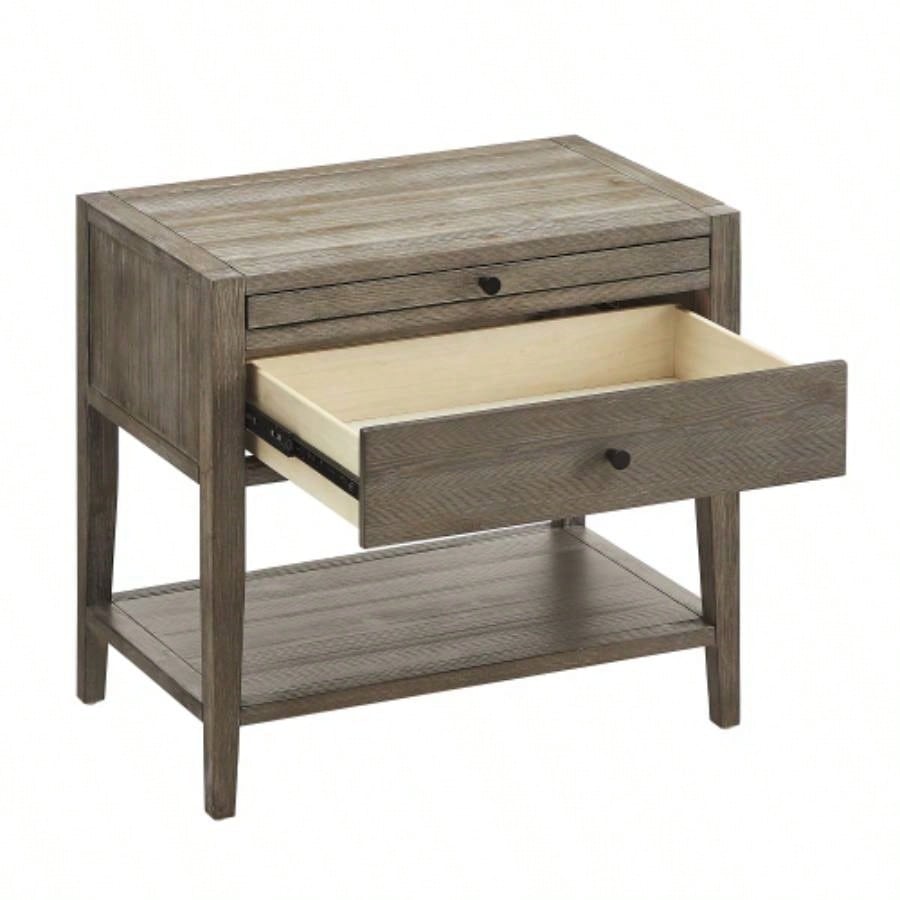 Sunveil 1 - drawer Nightstand - Weathered Gray