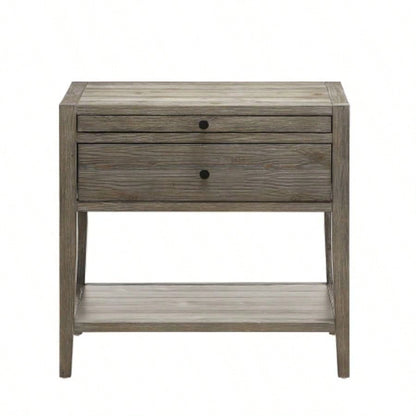Sunveil 1 - drawer Nightstand - Weathered Gray