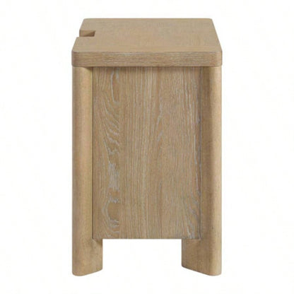 Tan 3 - Drawer Nightstand