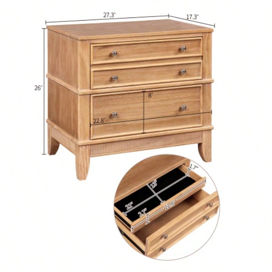 Hazel 3 - Drawer Hazel 3 - Drawer Side Table Living Room, Hallway, EntrywayOld SKU: WF315640AAD