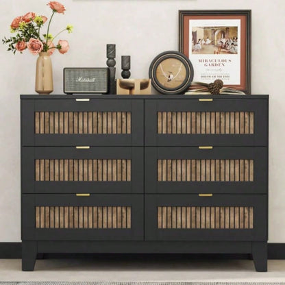 2 - Drawer Farmhouse Wooden Nightstand with Wooden Strip Stickers Decoration and Metal Handle, Wood Side Table with Storage Cabinet Bedroom, White